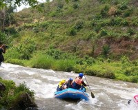 Wild water rafting, Zipline and Waterfall Image 4